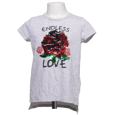 T-shirt (Grå, Flerfarvet) fra LC Waikiki Girls Bomuld, Polyester
