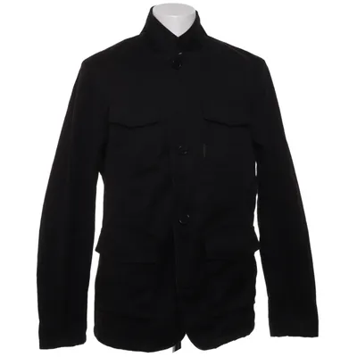 Arbetsjacka (Svart, Vit) från Dunderdon Bomull, Polyester