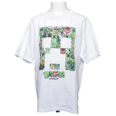 T-shirt (Vit, Flerfärgad) från Mojang Bomull