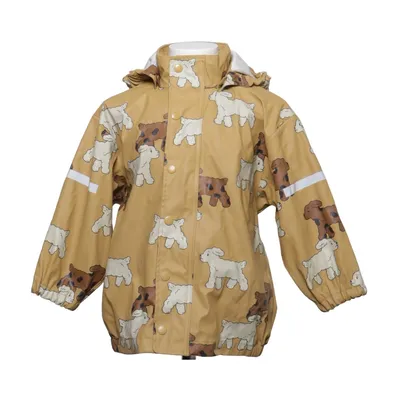 Regnjacka (Beige, Vit, Brun) från Fix by Lindex
