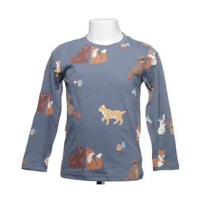 Långärmad t-shirt (Blå, Brun, Flerfärgad) från Lindex Bomull