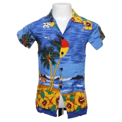 Kortärmad skjorta (Blå, Gul, Flerfärgad) från Fun Wear