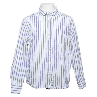 Skjorta (Blå, Vit) från Zara Boys Bomull, Linne