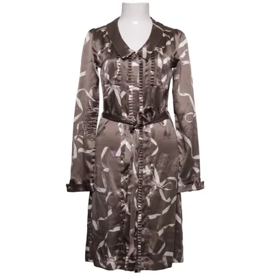 Blousejurk (Bruin, Meerkleurig) van Viktor & Rolf x H&M Zijde