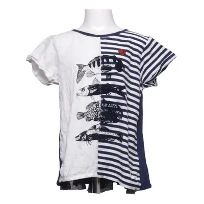 T-shirt (Blå, Vit, Flerfärgad) från Desigual Bomull, Polyamid