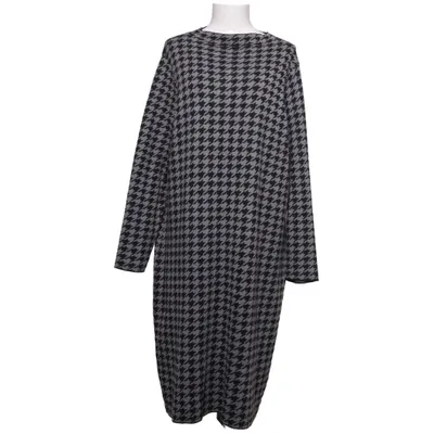Jurk (Zwart, Grijs) van Chelsea Rose NYC Angora, Katoen, Polyamide, Polyester, Wol