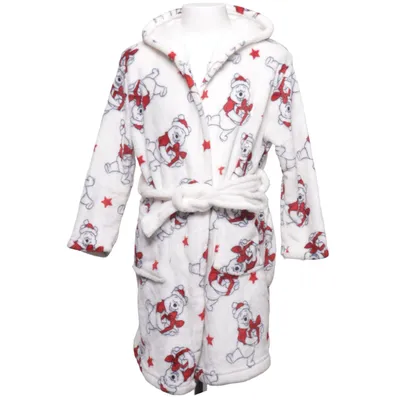 Badjas (Wit, Rood) van Disney Polyester