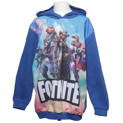 Hættetrøje (Blå, Flerfarvet) fra Fortnite Bomuld, Polyester