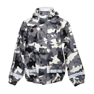 Rain jacket (Gray, Multicolored) from Rusk Polyester, Polyurethane