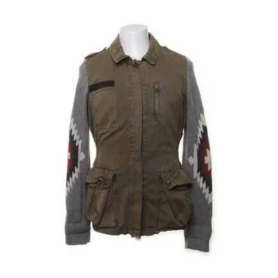 Safarijakke (Grøn, Flerfarvet) fra Maison Scotch Akryl, Bomuld, Nylon, Polyester, Uld