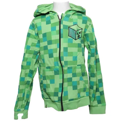 Huvtröja (Grön, Flerfärgad) från Minecraft Bomull