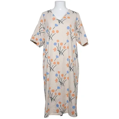 Dress (Beige, Multicolored) from Marimekko x Uniqlo Cotton