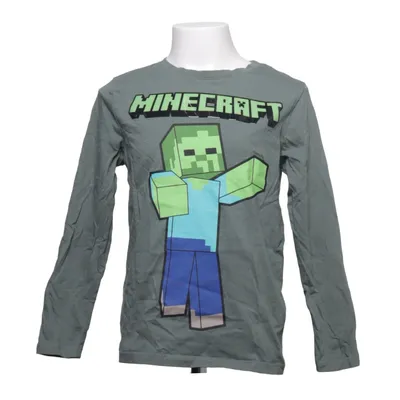 Langærmet t-shirt (Grøn, Flerfarvet) fra Minecraft Bomuld