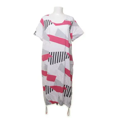 Dress (White, Pink, Gray) from Kekoo Cotton, Elastane, Viscose