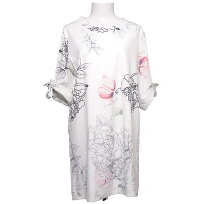 Klänning (Vit, Rosa, Flerfärgad) från Yoins Elastan, Polyester