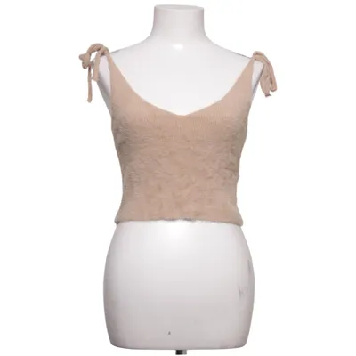 Crop top (Beige) van Dilvin Knit Polyamide, Polyester, Viscose