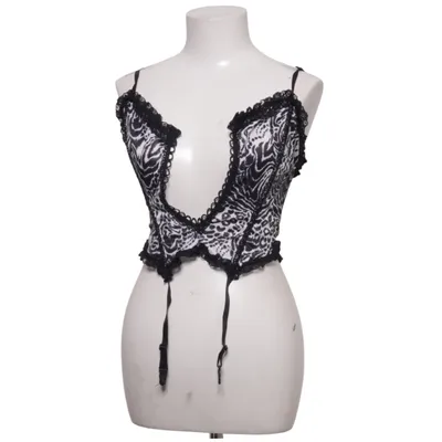 Corset (Noir, Blanc) Polyamide