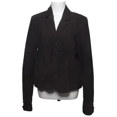 Läderjacka (Brun) från Christian Berg Skinn, Polyester