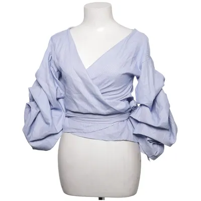 Omlottblus (Blå, Vit) från Boohoo Polyester