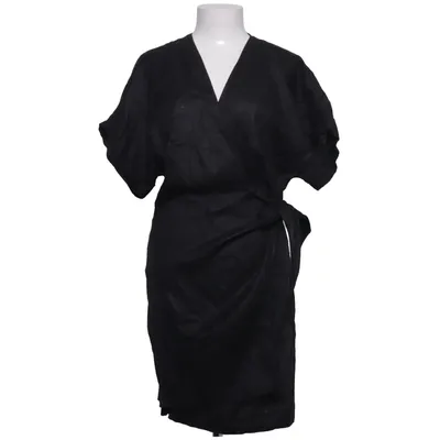 Wrap dress (Black) from & Other Stories Linen