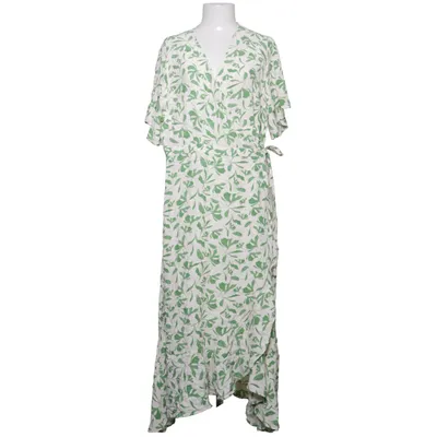 Omlottklänning (Vit, Grön, Flerfärgad) från Indiska Viskos