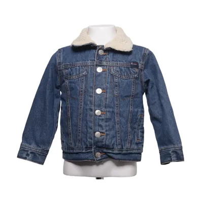 Veste en jeans fourrée (Bleu, Beige) de Creeks Coton, Polyester