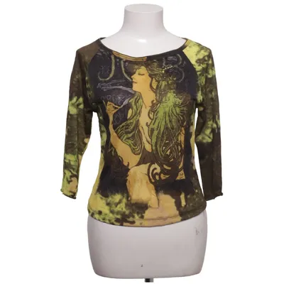T-shirt à manches longues (Vert, Marron, Multicolore) de Luisa Cerano Polyester