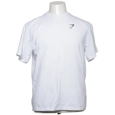 T-shirt (Vit) från Gymshark Bomull, Elastan