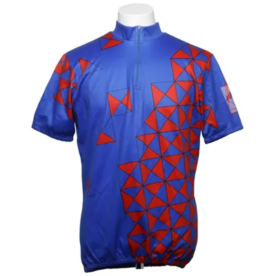 Cykeltröja (Blå, Röd, Flerfärgad) från CoolMax Polyester