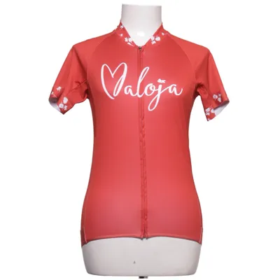 Cykeltröja (Röd, Vit) från Maloja Polyester