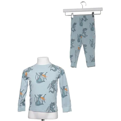 Pyjamas (Blå) från ICA I Love Eco Elastan, Ekologisk bomull