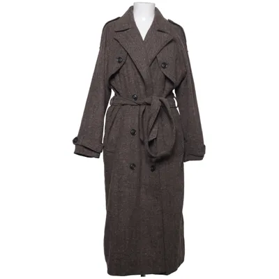 Trenchcoat (Brun) från Divided by H&M Akryl, Polyamid, Polyester, Viskos, Ull