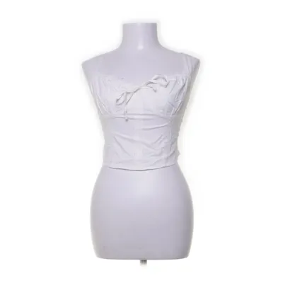 Crop top (Vit) från Fashion Nova Bomull, Elastan