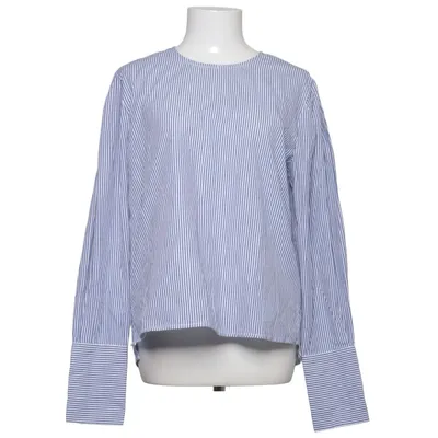 Blus (Blå, Vit) från Mango Suit Bomull