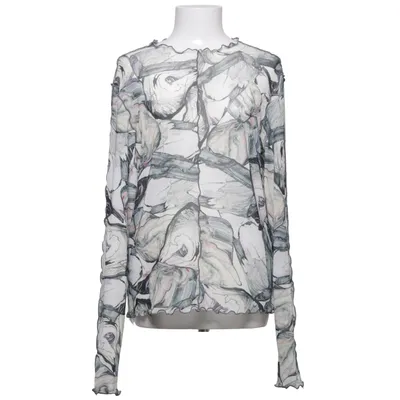 Top (Grå, Flerfarvet) fra Monki Elastan, Polyester