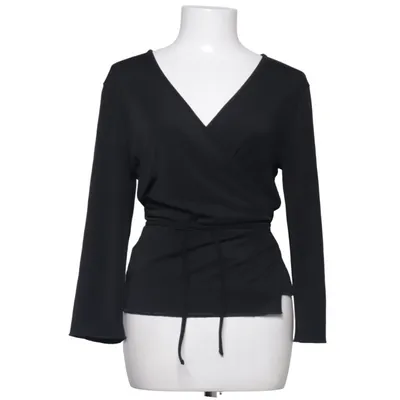 Cardigan cache-cœur (Noir) de Anna Élasthane, Polyamide, Polyester