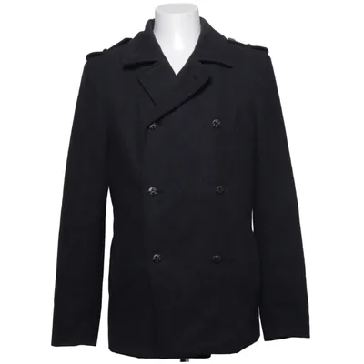 Skepparkavaj (Grå) från Harrington Polyester, Viskos, Ull