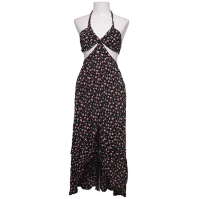 Maxikleid (Schwarz, Mehrfarbig) von Zara Viskose
