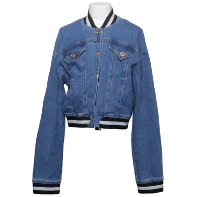 Jeansjacka (Blå, Svart, Vit) från Twinset Bomull, Elastan, Polyester