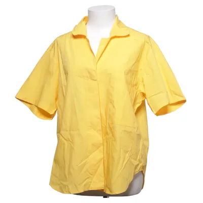 Chemise à manches courtes (Jaune) de Jean Claire Coton, Polyester