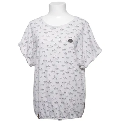 Top (Gray, White) from Naketano Cotton, Polyester