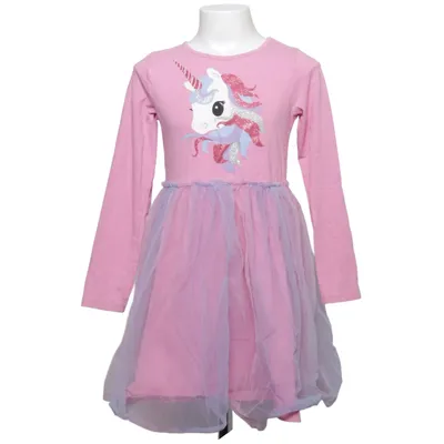 Klänning (Rosa, Lila) från KappAhl Bomull, Polyester