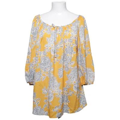 Blouse (Jaune, Multicolore) de Evans Polyester