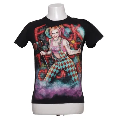 T-shirt (Zwart, Meerkleurig) van Rock Eagle Katoen