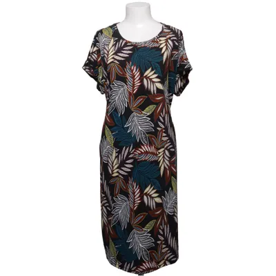 Maxi dress (Black, Multicolored) from JYOTHI Elastane, Polyester