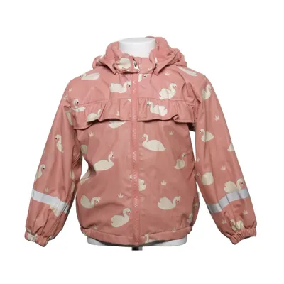 Regnjacka (Rosa, Vit) från Petite Chérie Polyester, Polyuretan