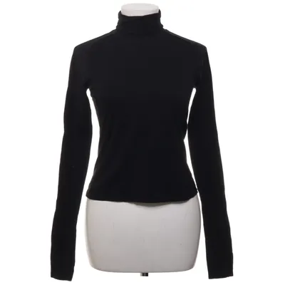 Polotröja (Svart) från Weekday Bomull, Elastan