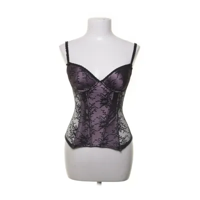 Corset (Black, Purple) from H&M Elastane, Polyamide, Polyester