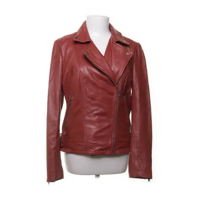 Biker jacket (Red) from Muubaa Cotton, Polyester, Leather