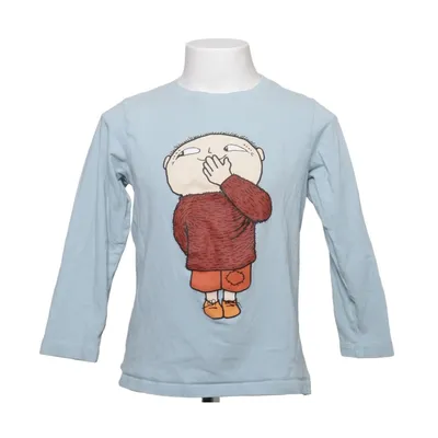 Långärmad t-shirt (Blå, Röd, Orange) från Alfons Åberg Elastan, Ekologisk bomull